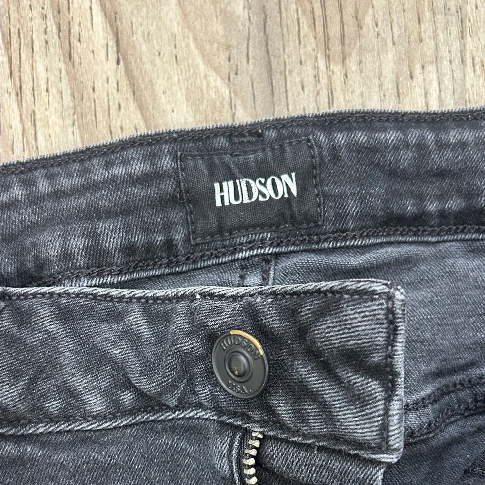 Hudson Jeans Black Flare Women's Denim - Picture 2 of 8
